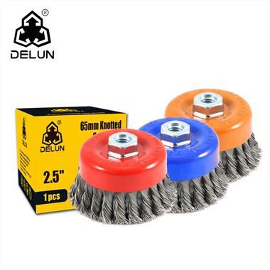 بٹی ہوئی تار برش اسٹیل اور پیتل 100 ملی میٹر