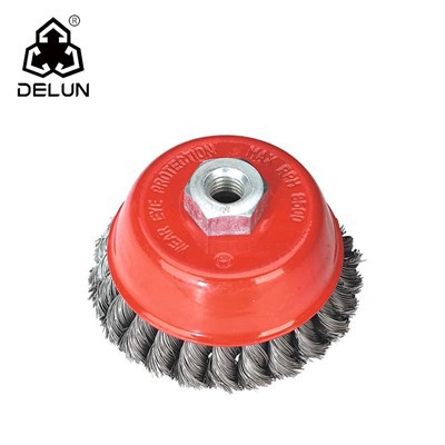 DELUN 2.5INCH WIRE WHEEL:HIGH-QUALITY MATERIAL,UNIQUE DESIGN FOR EFFICIENT GRINDING