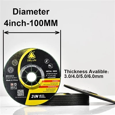 Delun Grinding Wheel 4 Inch High Quality