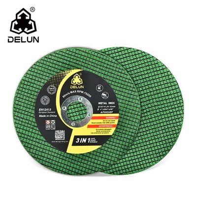 DELUN Hot Selling 100mm 4 Inch Metal Cutting Disc Aluminum Oxide Factory Direct Sale